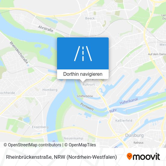 Rheinbrückenstraße Karte