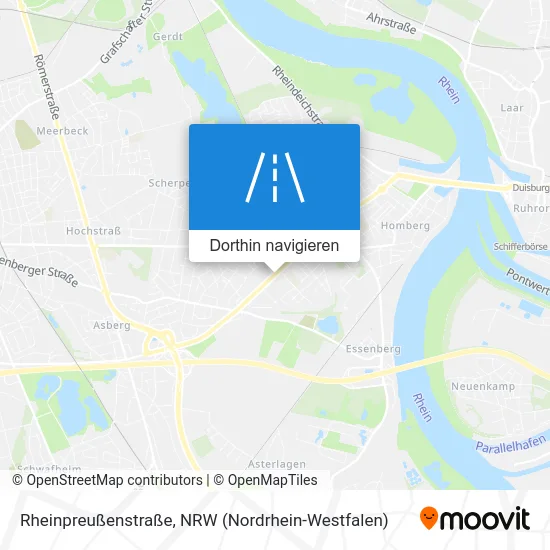 Rheinpreußenstraße Karte