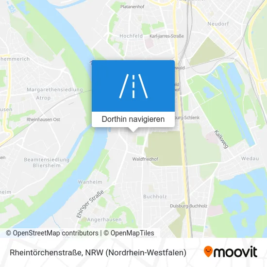 Rheintörchenstraße Karte