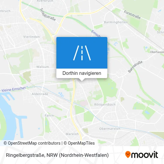 Ringelbergstraße Karte