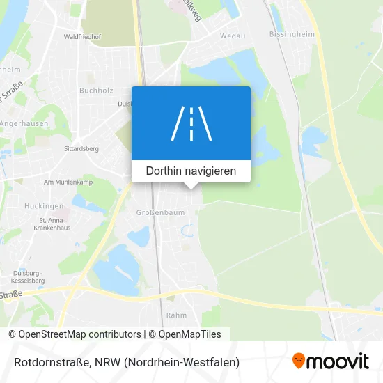 Rotdornstraße Karte