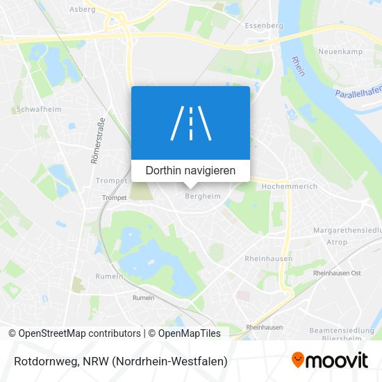 Rotdornweg Karte