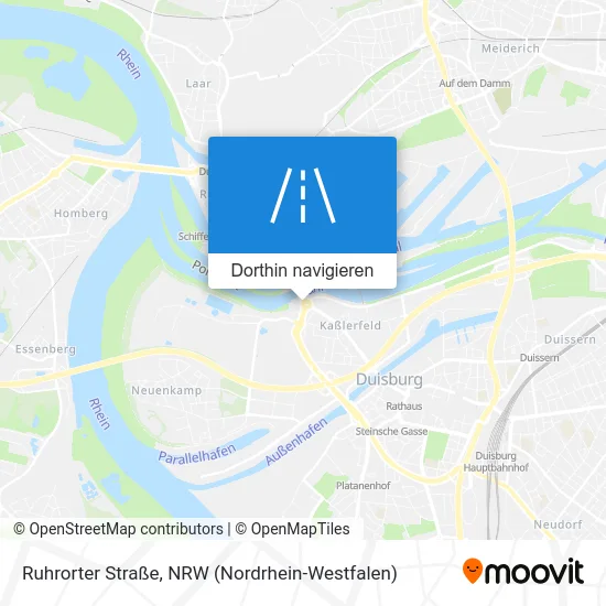 Ruhrorter Straße Karte