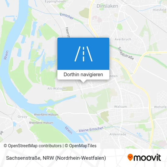 Sachsenstraße Karte