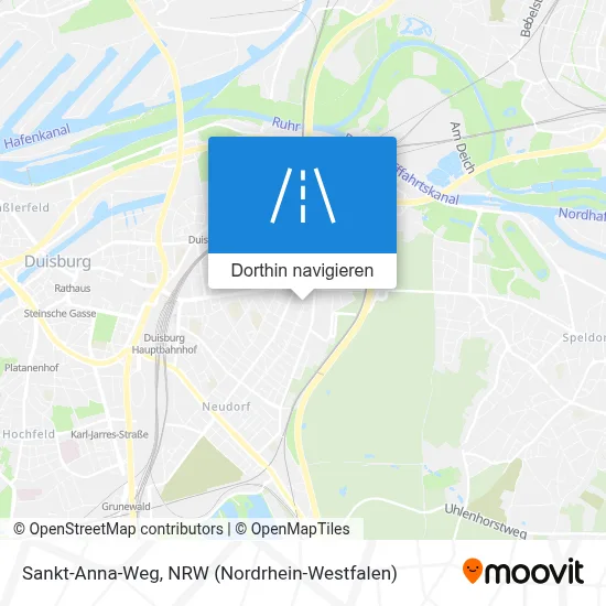 Sankt-Anna-Weg Karte