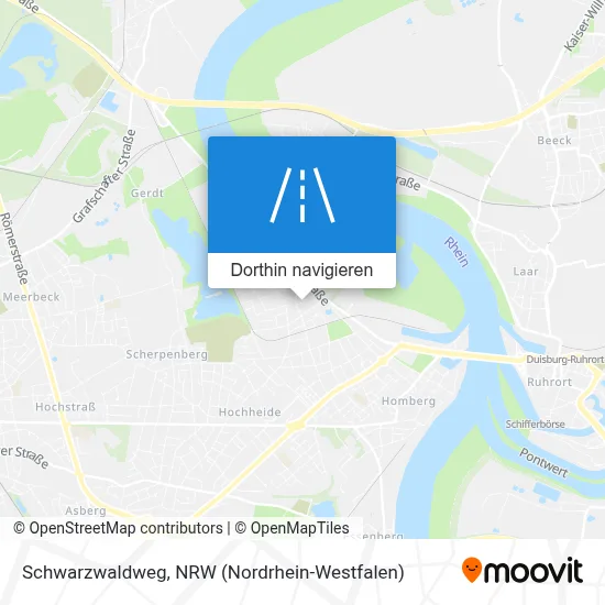 Schwarzwaldweg Karte