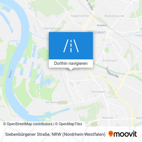 Siebenbürgener Straße Karte
