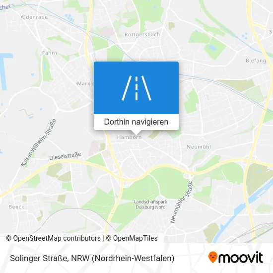 Solinger Straße Karte