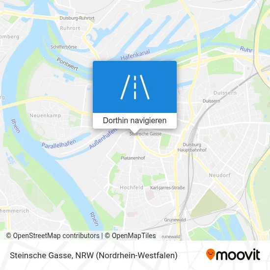 Steinsche Gasse Karte