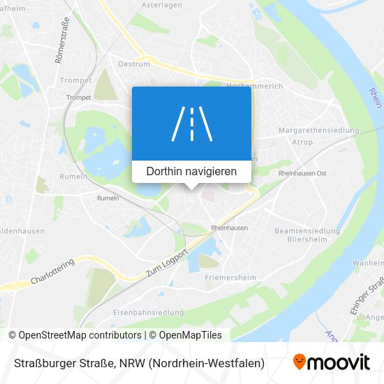 Straßburger Straße Karte