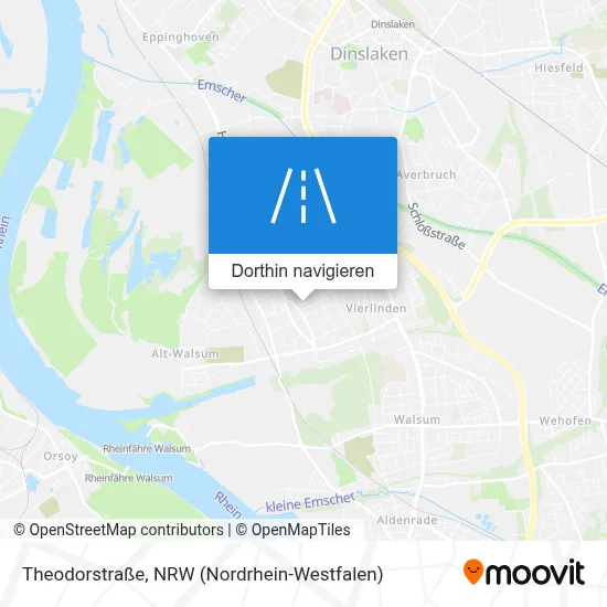 Theodorstraße Karte