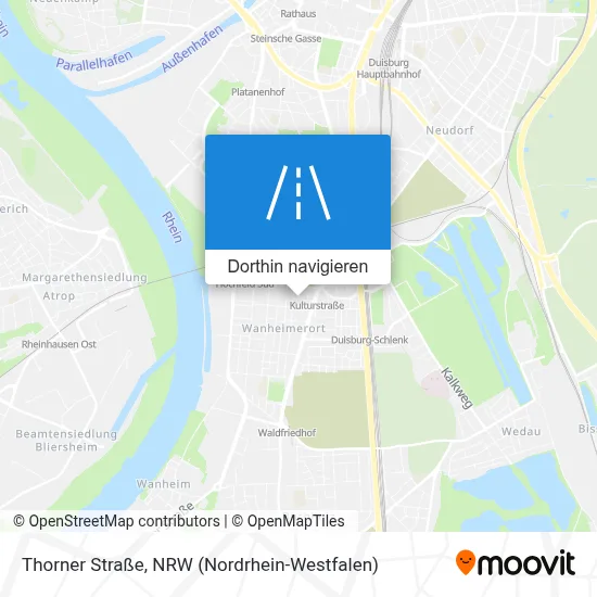 Thorner Straße Karte