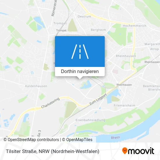 Tilsiter Straße Karte