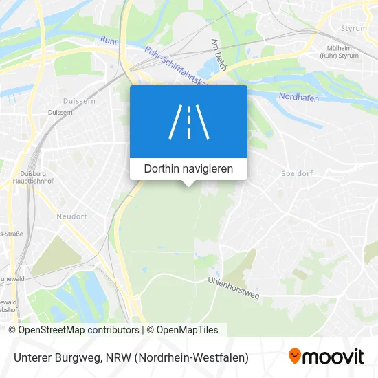 Unterer Burgweg Karte