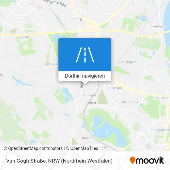 Van-Gogh-Straße Karte