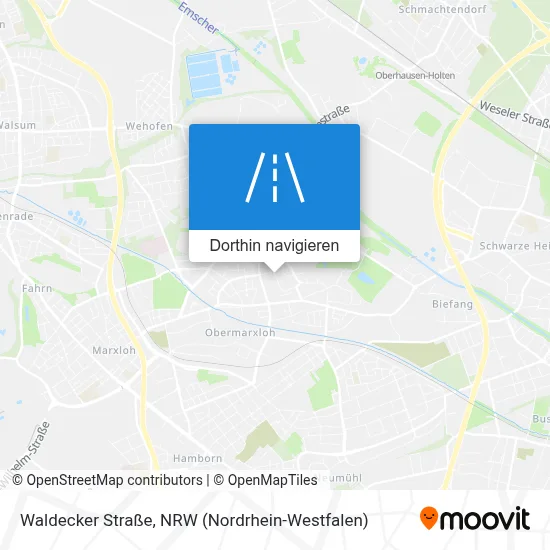 Waldecker Straße Karte