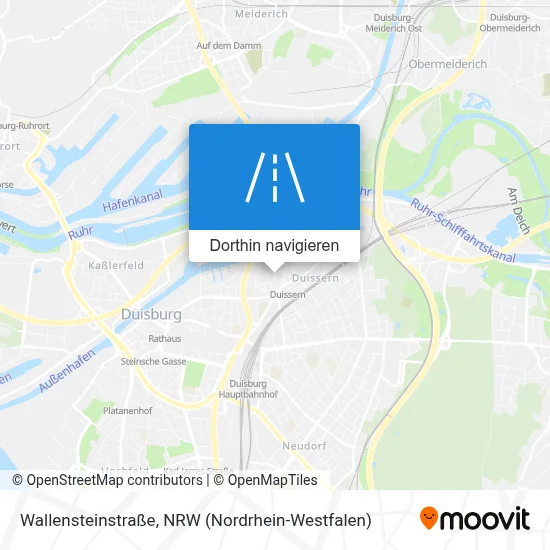 Wallensteinstraße Karte