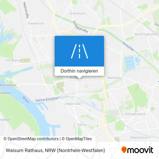 Walsum Rathaus Karte