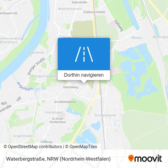 Waterbergstraße Karte