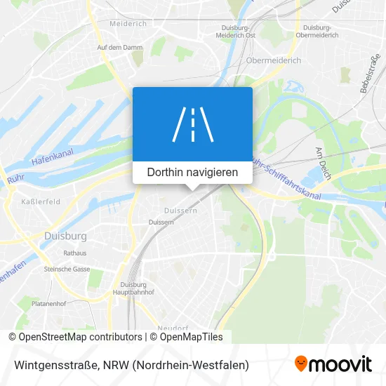 Wintgensstraße Karte