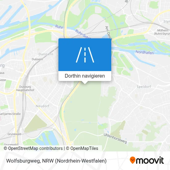 Wolfsburgweg Karte