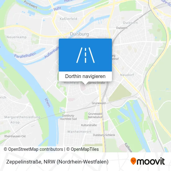 Zeppelinstraße Karte