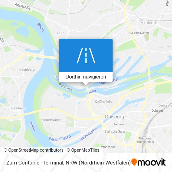 Zum Container-Terminal Karte