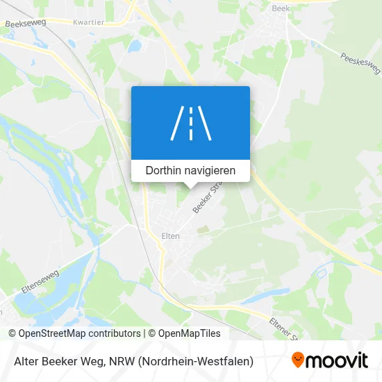 Alter Beeker Weg Karte