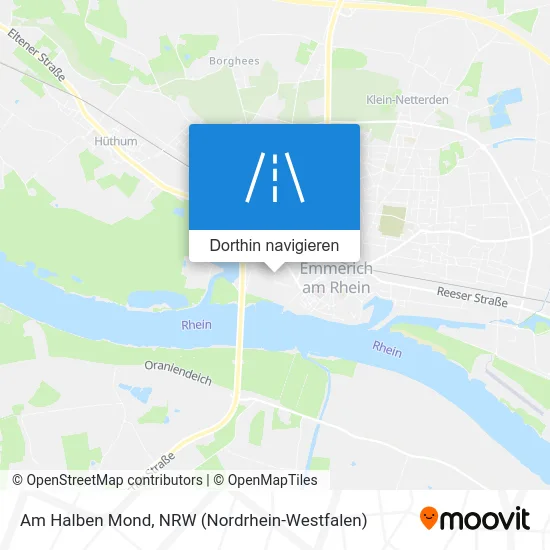 Am Halben Mond Karte