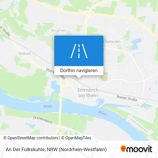 An Der Fulkskuhle Karte