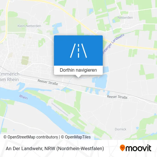 An Der Landwehr Karte