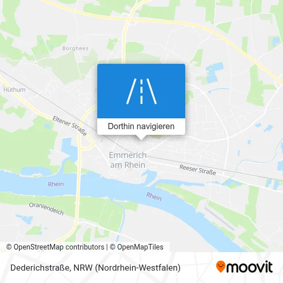 Dederichstraße Karte