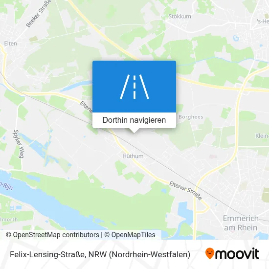Felix-Lensing-Straße Karte