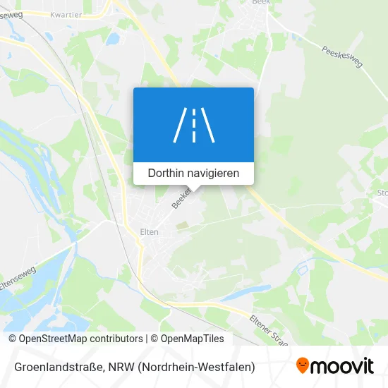 Groenlandstraße Karte