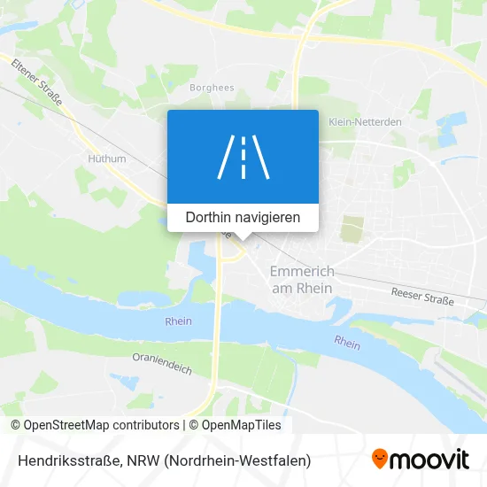 Hendriksstraße Karte