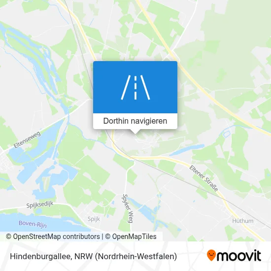 Hindenburgallee Karte