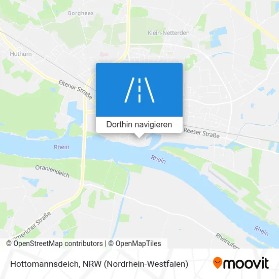 Hottomannsdeich Karte