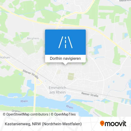 Kastanienweg Karte