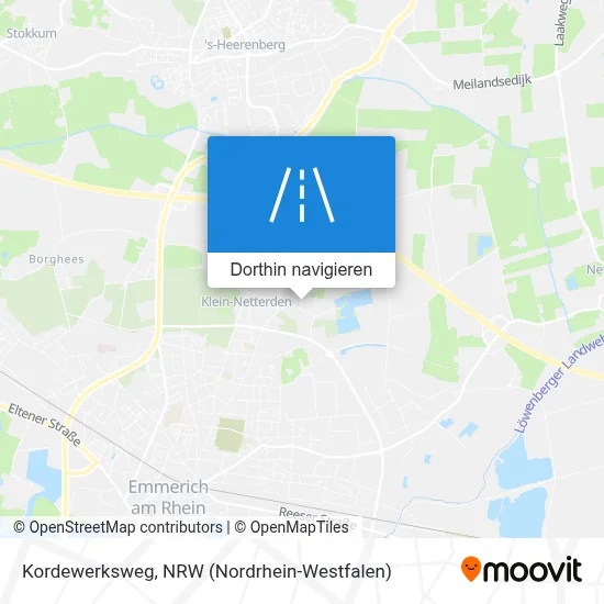 Kordewerksweg Karte