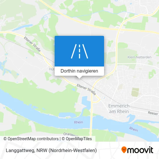 Langgattweg Karte
