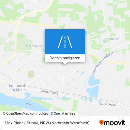 Max-Planck-Straße Karte
