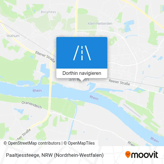 Paaltjessteege Karte