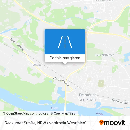 Reckumer Straße Karte