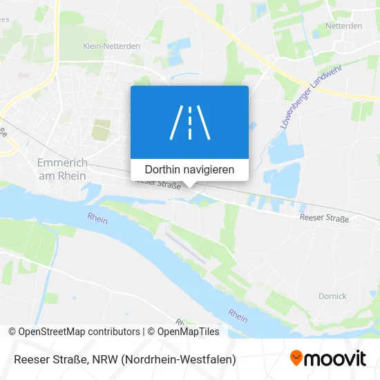 Reeser Straße Karte