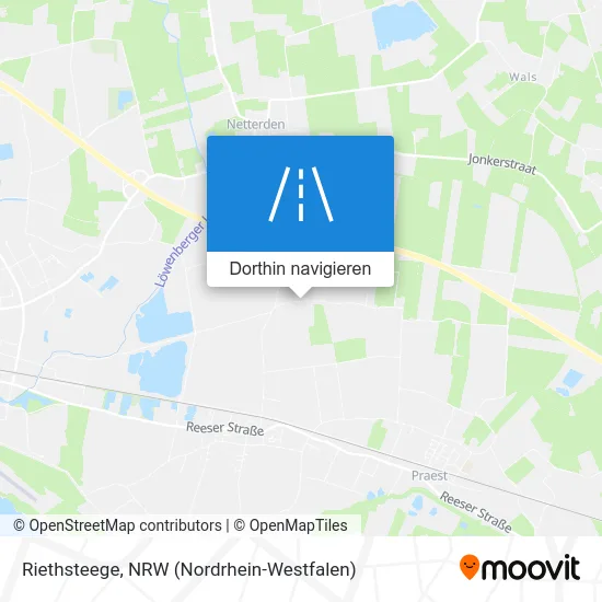 Riethsteege Karte