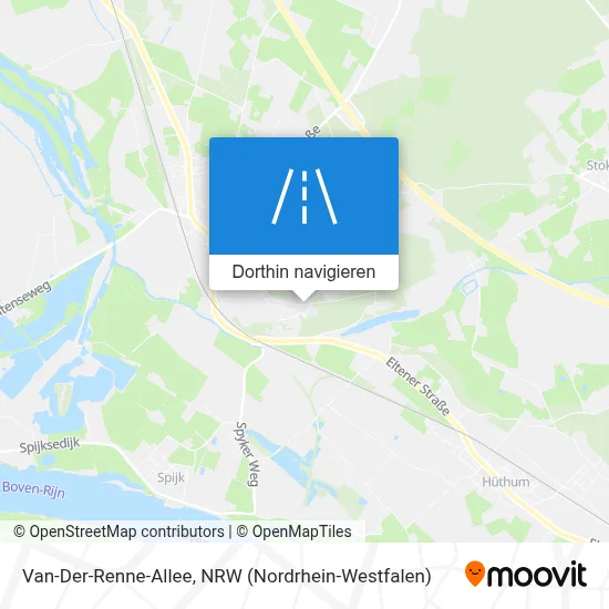 Van-Der-Renne-Allee Karte