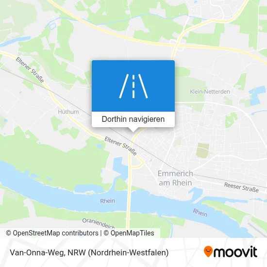 Van-Onna-Weg Karte