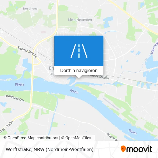 Werftstraße Karte
