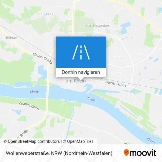 Wollenweberstraße Karte