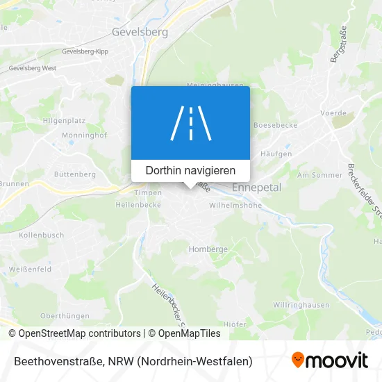 Beethovenstraße Karte